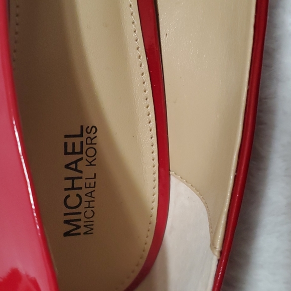 NWOT Michael kors pointed toe heels shoes 9M RED (Ss29) - Picture 5 of 8